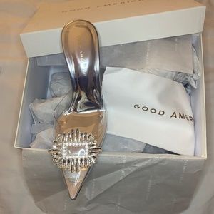 NEW GOOD AMERICAN CINDER-F*CKING-RELLA MULE